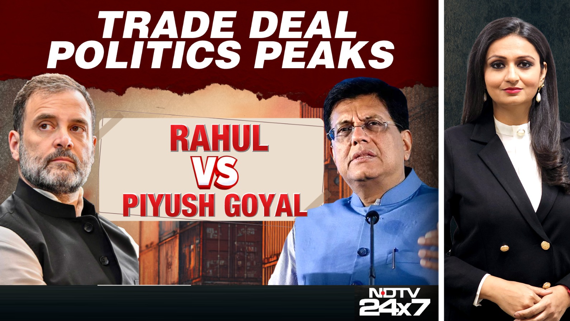 Trade Deal Politics Peak: Rahul Gandhi Vs Piyush Goyal