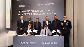 Adani Defence, Italian Aerospace Firm Leonardo Tie Up To Build Helicopter Manufacturing Base In India