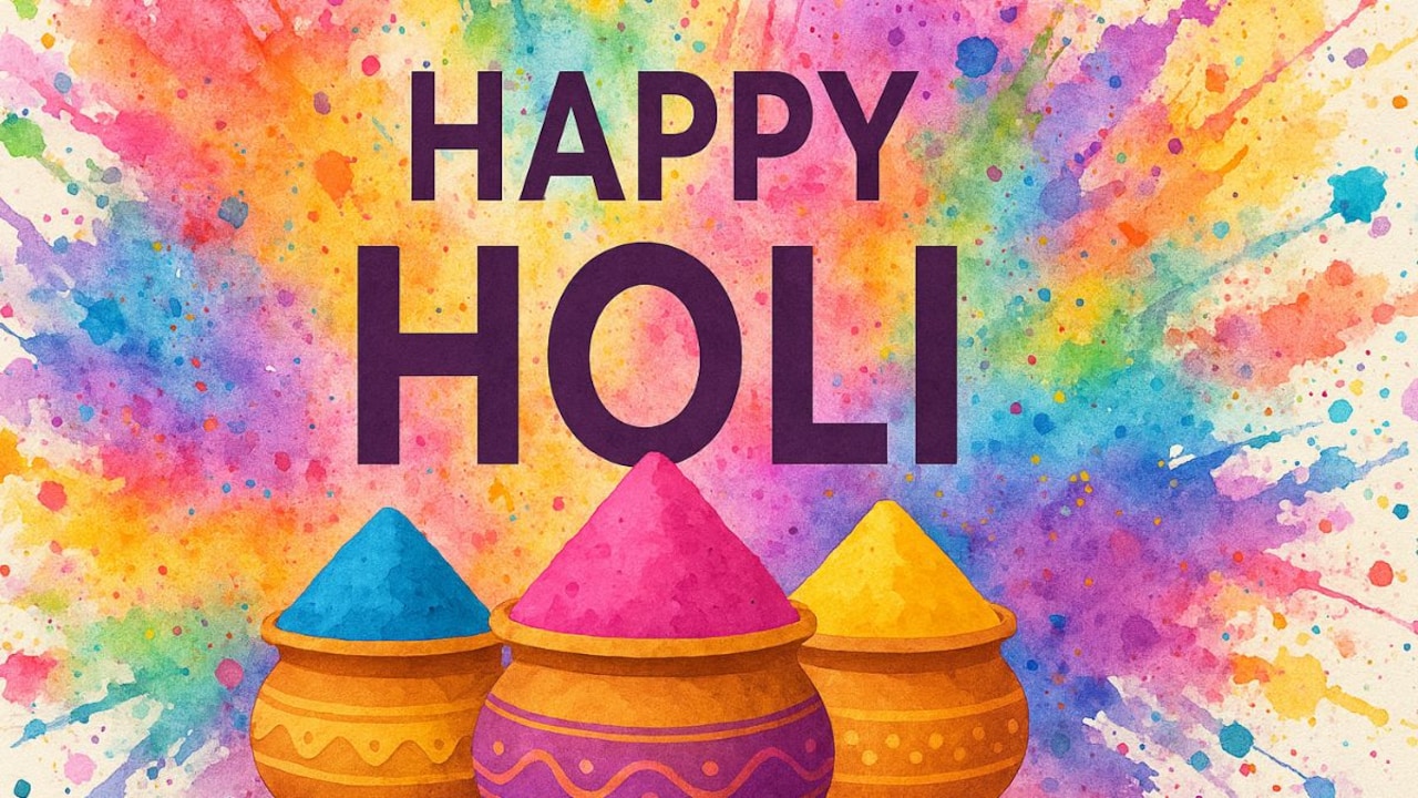 Colourful Holi backdrop banners for 2026 that brighten home and office celebrations Colourful Holi backdrop banners for 2026 that brighten home and office celebrations