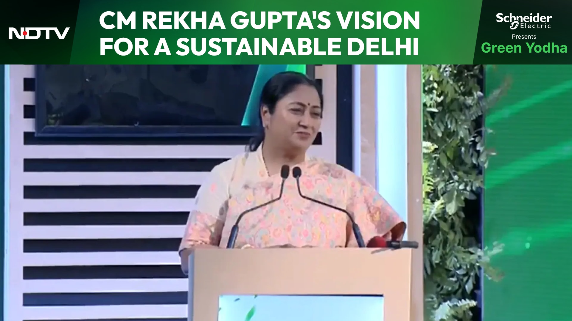 CM Rekha Gupta's Vision For A Sustainable Delhi