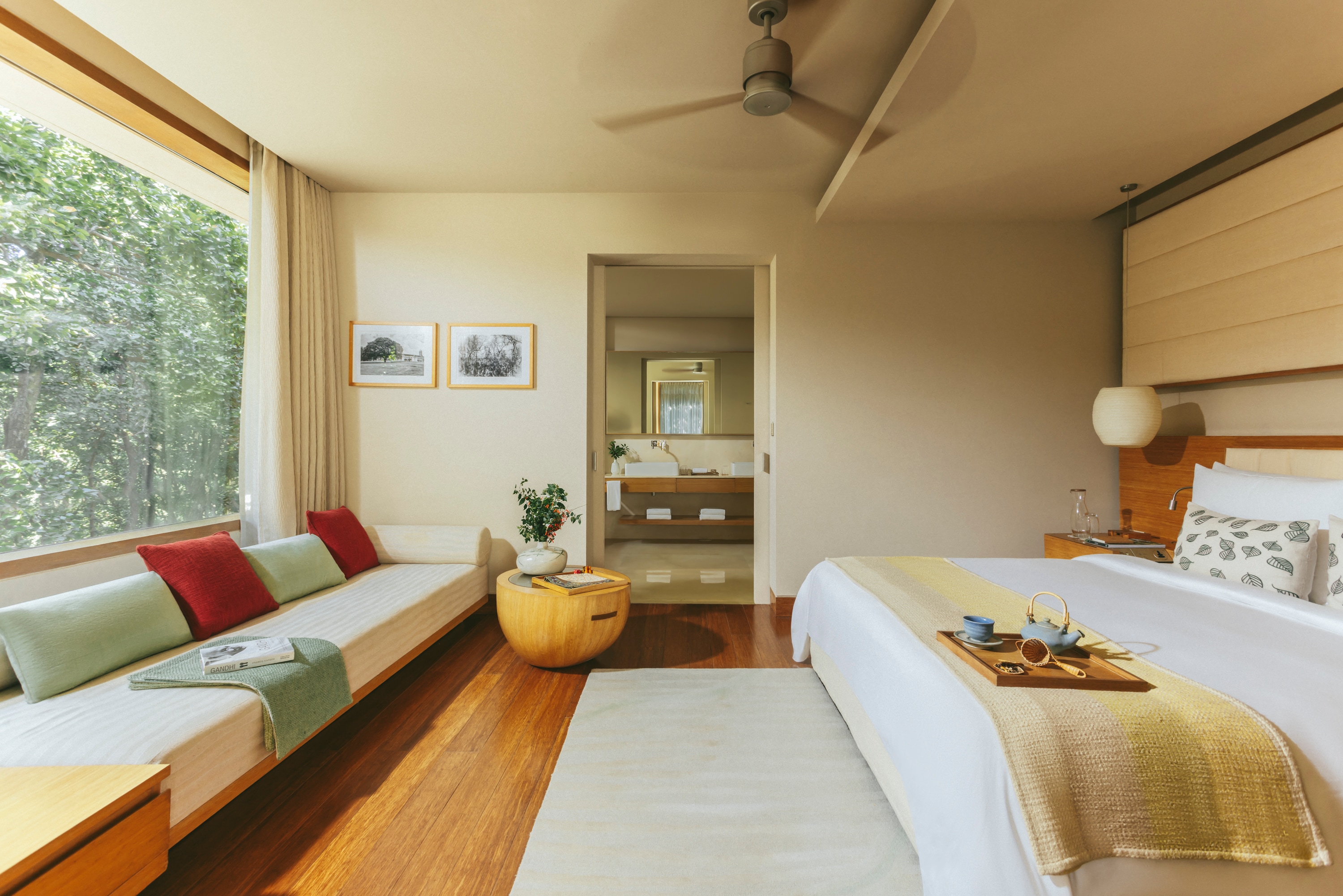 Inside the forest suite. Photo: Six Senses Vana