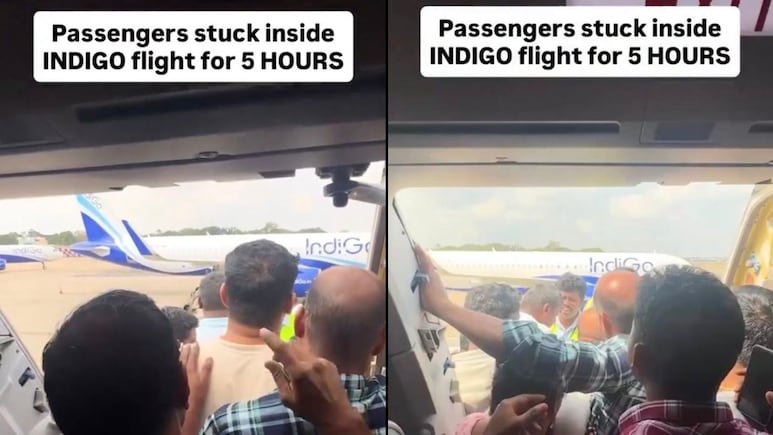 200 IndiGo Passengers Stuck For Almost 5 Hours On Chennai-Singapore Flight, Video Goes Viral