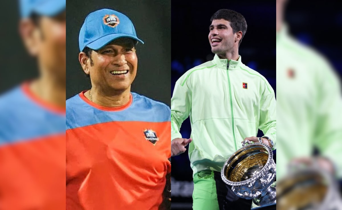 Sachin Tendulkar Sends Special Message To Carlos Alcaraz After Record Australian Open Win