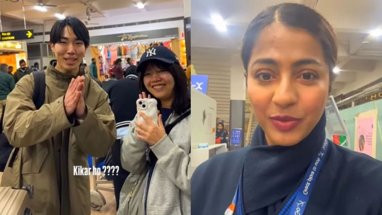 जापानी कपल ने मारवाड़ी भाषा में बोला 'राम-राम', खुद एयर होस्टेज भी हो गई फैन