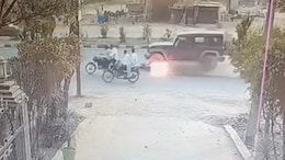 On Camera, Thar Drags Burning Motorcycle For 7 km In Noida Highway Escape