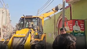 Another Bulldozer Action In UP's Sambhal, Madrasa On State Land Razed
