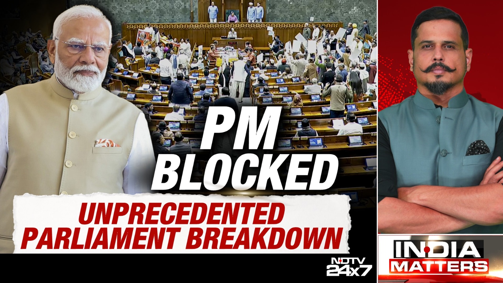 PM Modi's Lok Sabha Speech Stalled: Unprecedented Parliament Breakdown