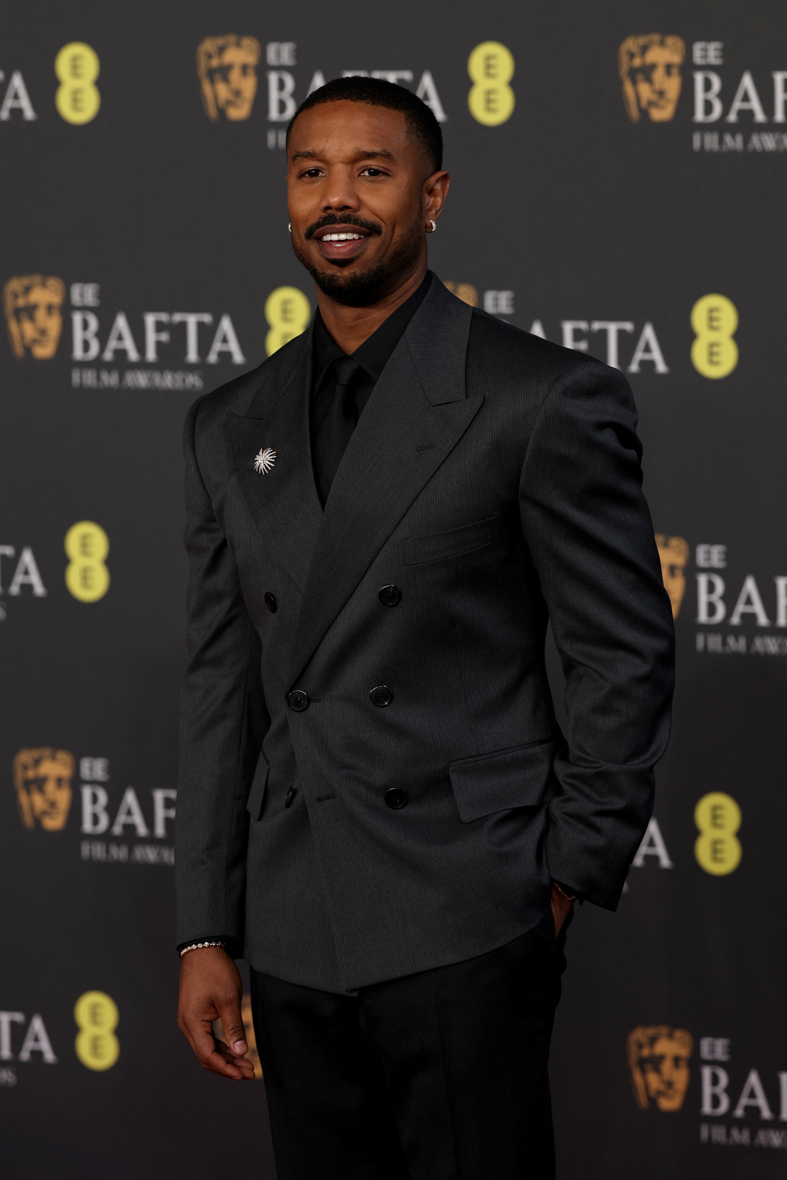 Michael B Jordan at BAFTA 2026. Photo: AFP