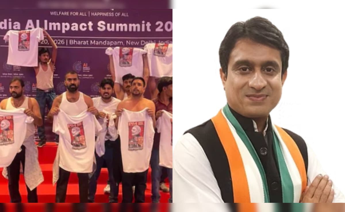 Youth Congress Chief Arrested Over Shirtless Protest During AI Impact Summit