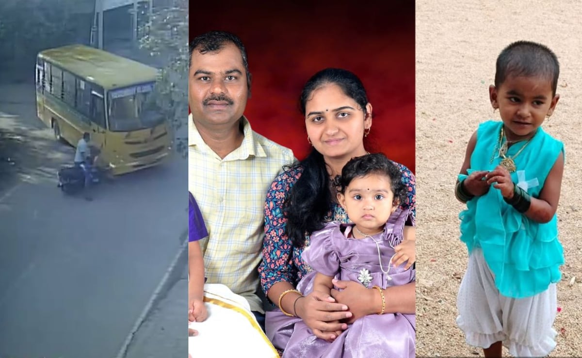On Camera, 2 Cousins Killed As School Bus Runs Over Scooter In Bengaluru