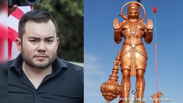 हनुमान जी की 90 फुट ऊंची मूर्ति से फिर डरे अमेरिका के नफरती कट्टर, ट्रंप की पार्टी के नेता ने दिया भड़काऊ बयान