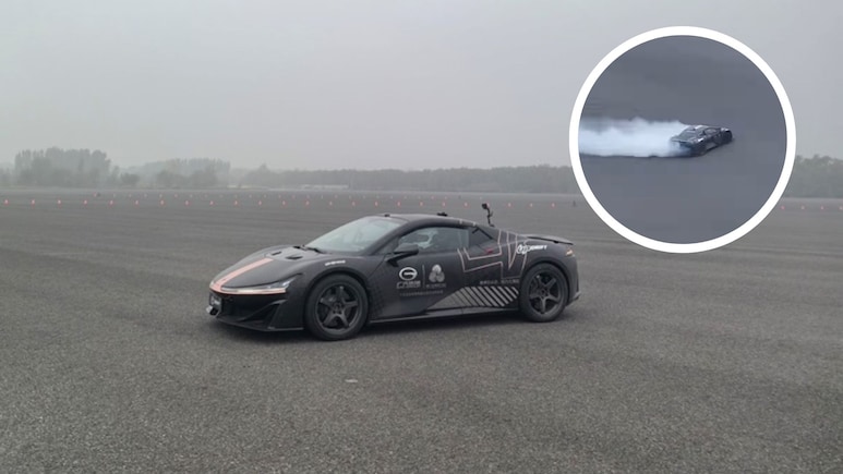 Watch: Chinese Electric Car Breaks World Record For Fastest Drift At 213 kmph