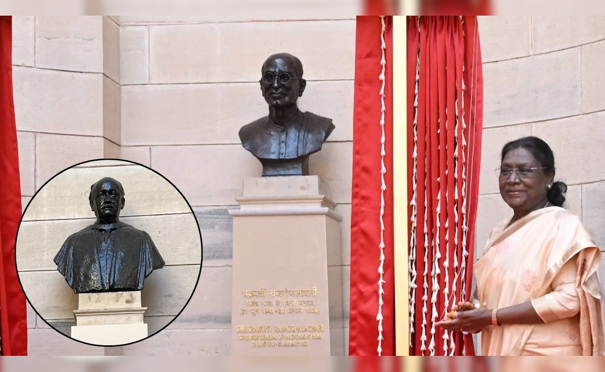 Lutyens Bust Replaced With Rajagopalachari's At Rashtrapati Bhavan In Decolonisation Move