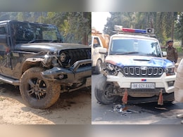 Thar Breaks Through Barricade, Rams Police Vehicle Near Nitish Kumar's Home