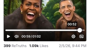 "Disgusting Behaviour": Trump Slammed For Video Of Obamas Depicted As Monkeys
