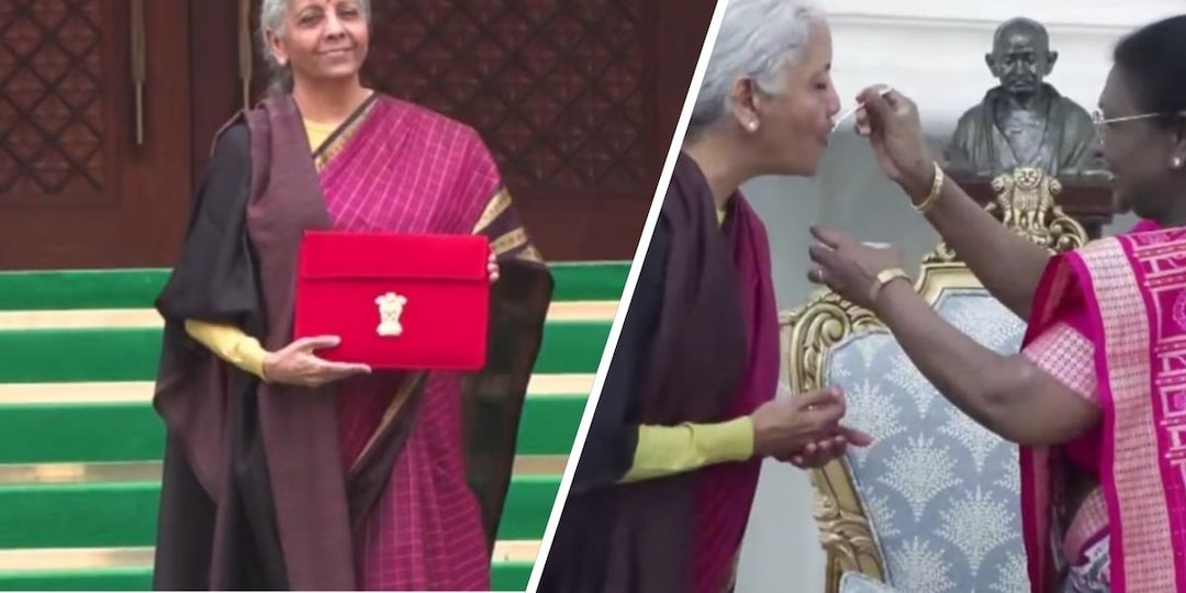 Budget 2026 LIVE: राष्ट्रपति ने दही-चीनी खिलाकर वित्त मंत्री को दीं शुभकामनाएं, संसद भवन पहुंची निर्मला सीतारमण