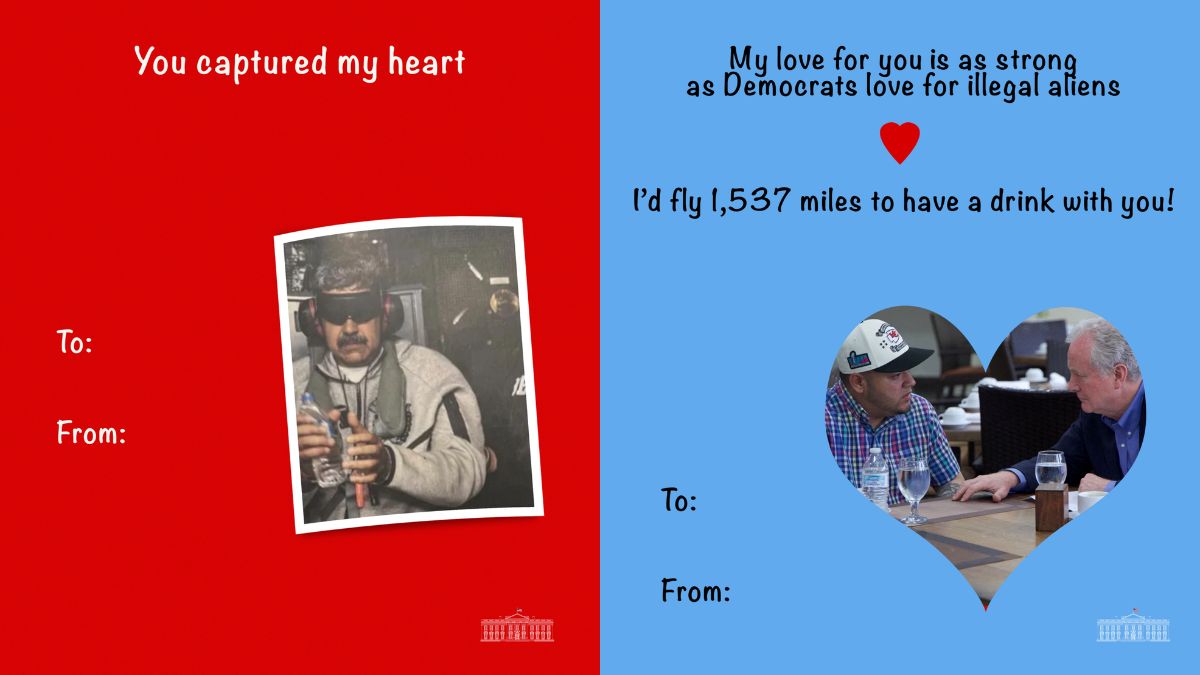 "You Captured My Heart": Valentine's Day Message For Maduro From White House