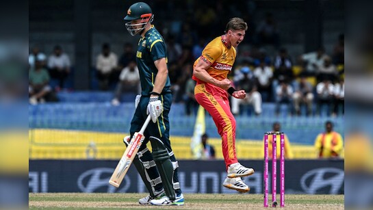 Australia vs Zimbabwe Highlights: जिम्बाब्वे ने ऑस्ट्रेलिया को हराकर T20 वर्ल्ड कप में किया बड़ा उलटफेर, सुपर 8 की राह हुई मुश्किल | t20 world cup 2026 australia vs zimbabwe live ...