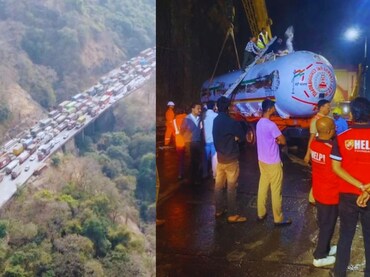 Mumbai Pune Expressway : गॅस टँकर अपघातानंतर 32 तासाच्या कोंडीदरम्यान वसूल केलेला टोल परत मिळणार? कंपनीने काय सांगितलं?