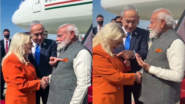 "That's Saffron": PM Modi As Netanyahu Notes Sartorial Match With Wife