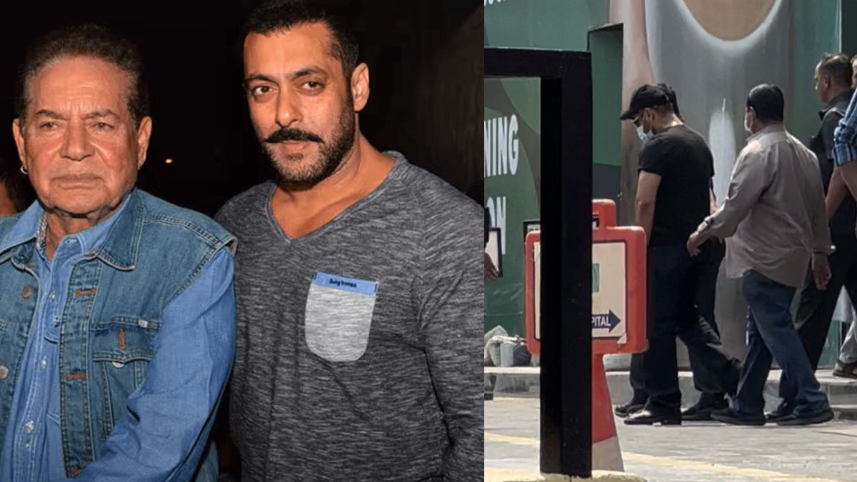 Salman Khan Visits Ailing Father Salim Khan At Mumbai's Lilavati Hospital