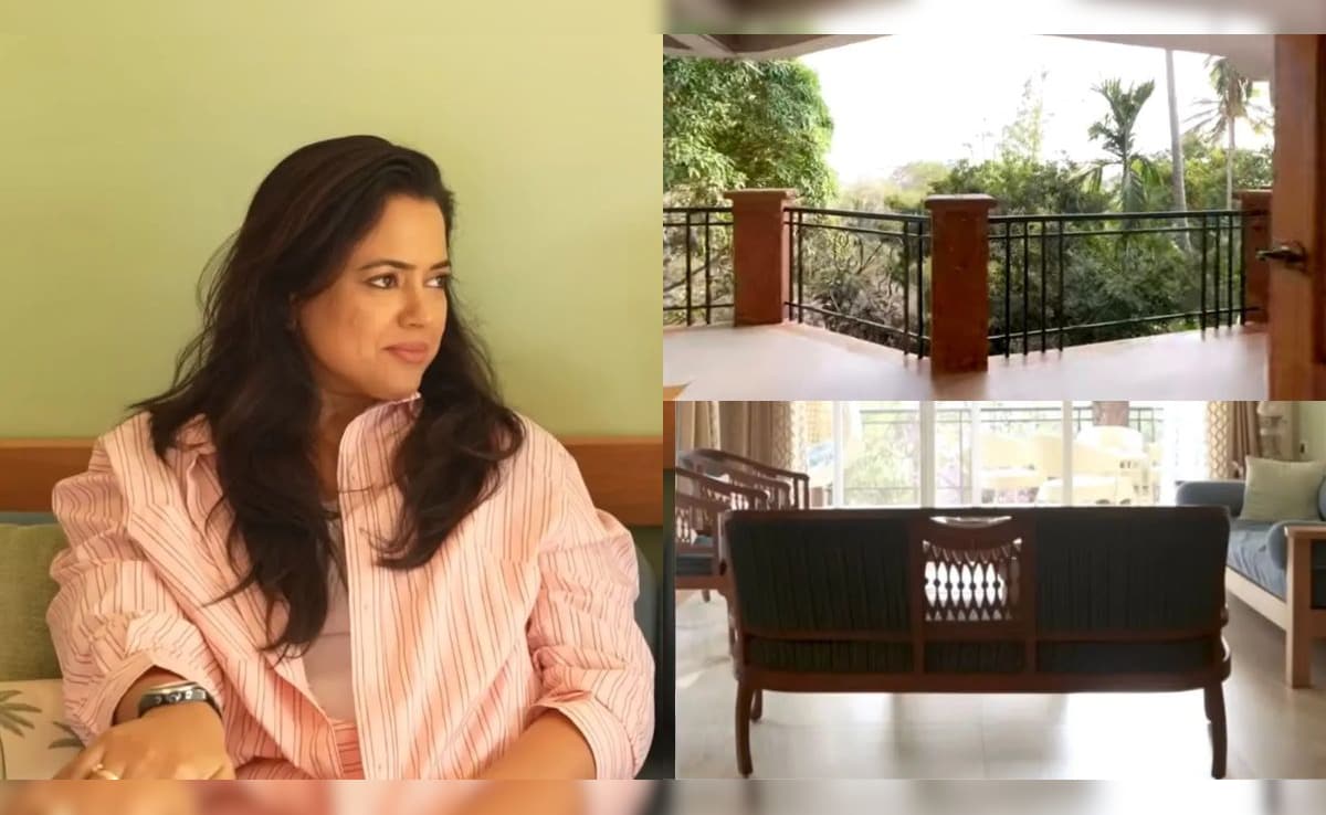 Inside Sameera Reddy's Three-Storey Goa Bungalow Surrounded By Coconut Trees And Lush Gardens