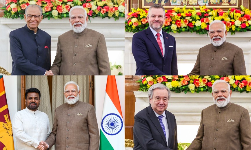 श्रीलंका, मॉरीशस, स्लोवाकिया... PM मोदी की राष्ट्राध्यक्षों से द्विपक्षीय बातचीत, कंपनी CEOs से भी खास मुलाकात