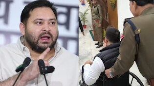 बिहार: व्हीलचेयर पर सदन पहुंचे तेजस्वी यादव, राज्यपाल के अभिभाषण और बजट पर बोला तगड़ा हमला