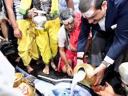 Gautam Adani Pays Obeisance At Baba Baidyanath Temple In Jharkhand's Deoghar