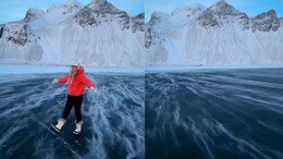 Watch: Iceland's Snow Snakes Glide Across Frozen Landscapes In Viral Video