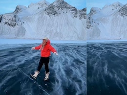 Watch: Iceland's Snow Snakes Glide Across Frozen Landscapes In Viral Video