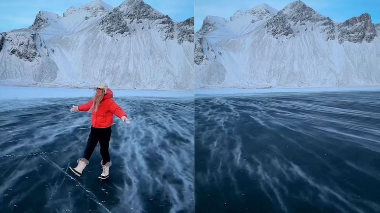 Watch: Iceland's Snow Snakes Glide Across Frozen Landscapes In Viral Video