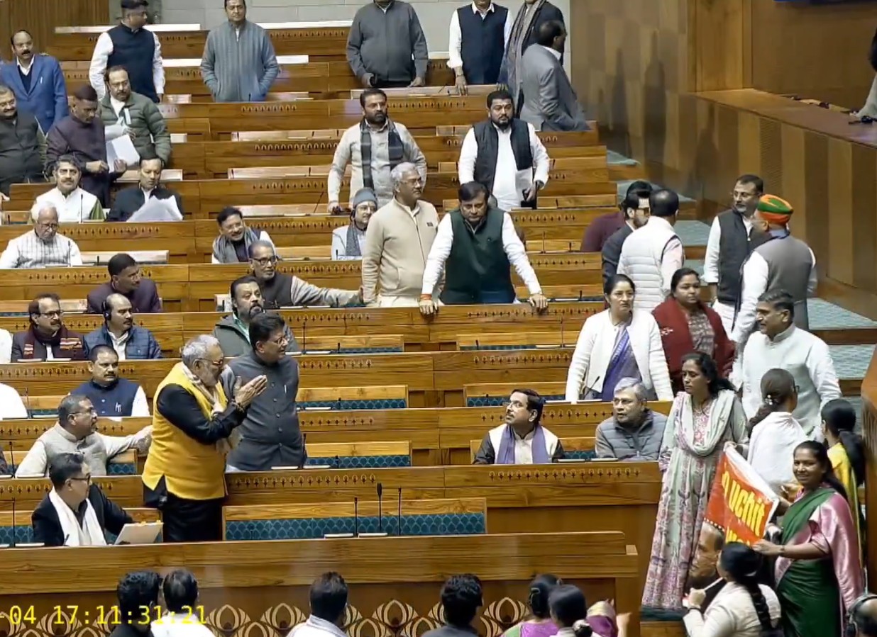 BJP Shares Parliament Showdown Video, Calls Congress Behaviour "Degrading"