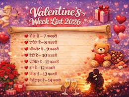Valentine's Week Full Calendar 2026: रोज डे से लेकर किस डे तक, जानें किस दिन आता है प्&zwj;यार का कौन सा डे
