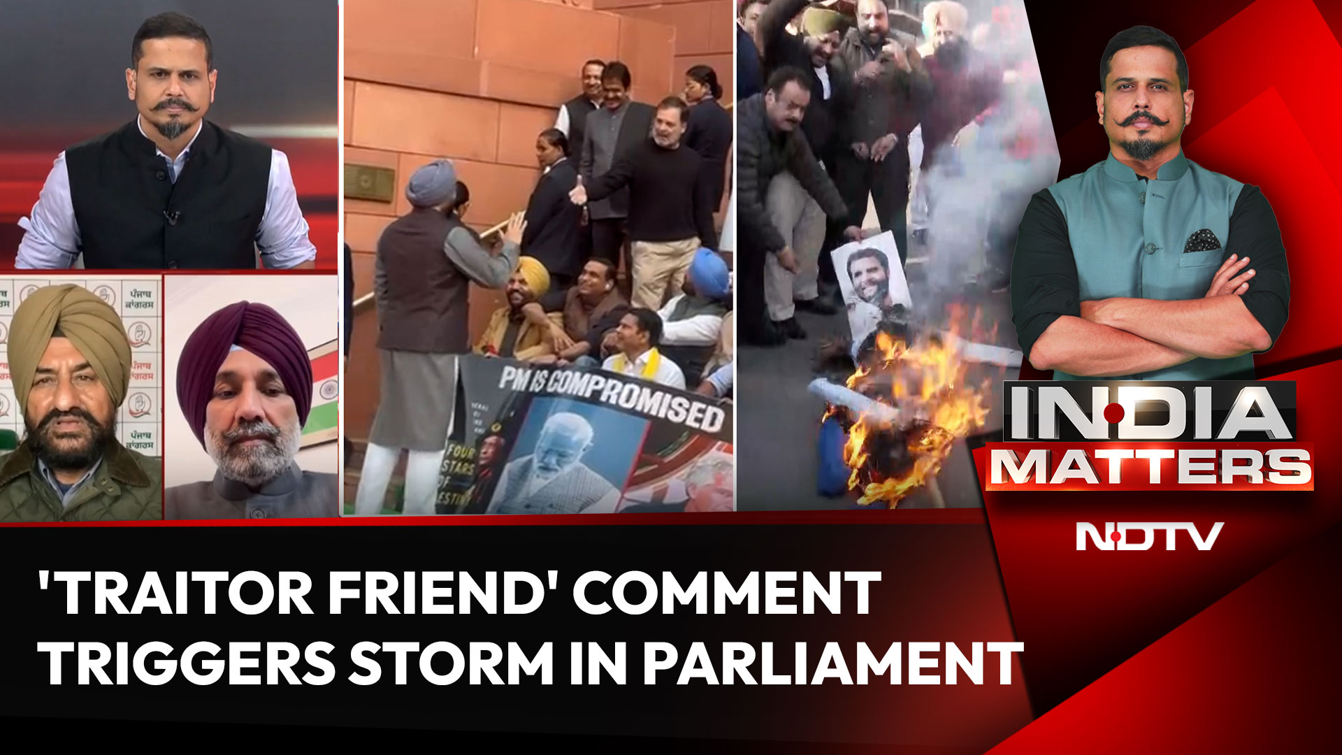 Rahul's 'Traitor' Jibe Sparks Ugly Face-Off With BJP MP Ravneet Bittu