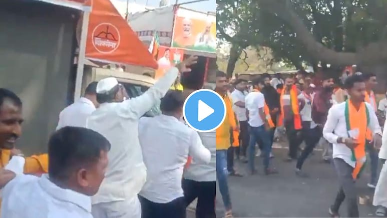 Sangli News : गोपीचंद पडळकरांच्या समर्थकांकडून शिंदे गटाच्या गाड्यांची तोडफोड, सभेच्या ठिकाणी काय घडलं? Video