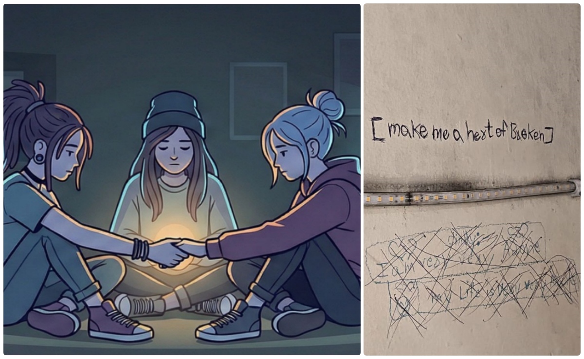 I am very alone... सुसाइड करने वाली गाजियाबाद की तीन बहनों ने घर की दीवारों पर लिखी ये बात