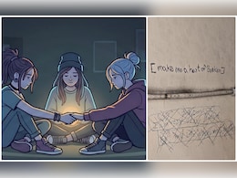 I am very alone... सुसाइड करने वाली गाजियाबाद की तीन बहनों ने घर की दीवारों पर लिखी ये बात