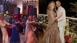 Viral: Shikhar Dhawan And Sophie Shine Groove To <i>Dhurandhar</i> Track On Sangeet Night