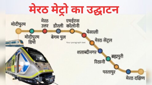 Meerut Metro: लो आ गई मेरठ मेट्रो, 55 मिनट में दिल्ली, मोदीपुरम से मेरठ साउथ तक 120 किमी की रफ्तार, जानें पूरी डिटेल