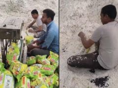 Shocking Viral Video Shows Staff Of Popular Poha Brand Packing It Straight From The Floor, Bare-Handed