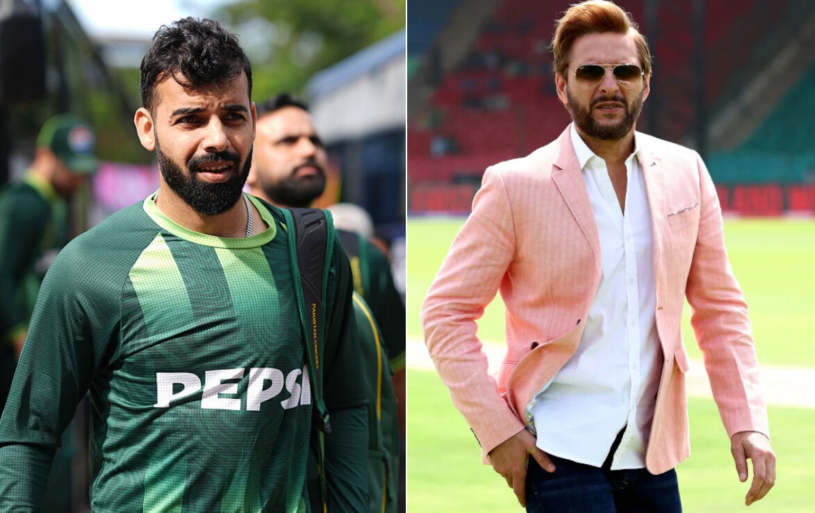 Shahid Afridi and Shadab Khan discuss cricket strategy