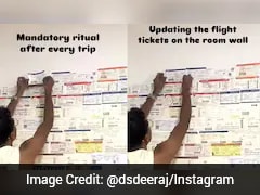 Man Turns Flight Tickets Into Wall Memories, Wins Hearts Online