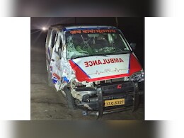 उज्जैन में एंबुलेंस ने बाइक को मारी टक्कर, एक की मौके पर मौत, दो घायल &nbsp;