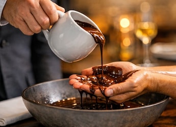 Restaurant Pours Chocolate On Diners' Hands For Rs 26,000! Viral Video Shows Unusual Fine-Dining Ritual