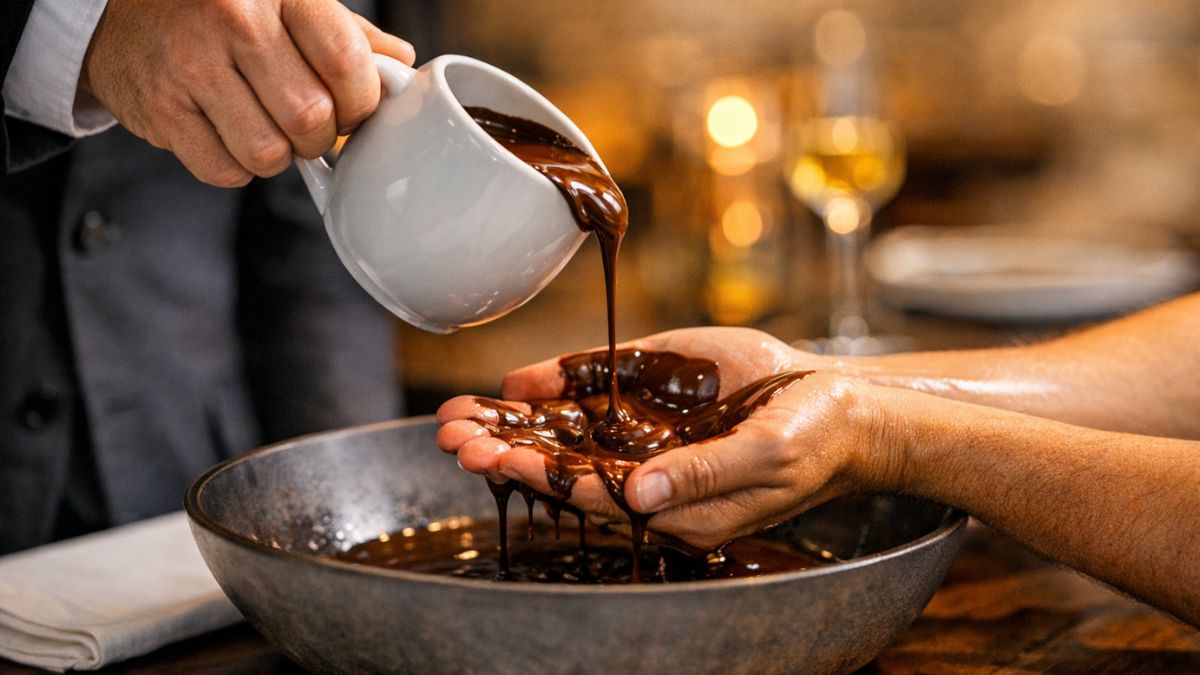 Rs 26,000 Meal In This Restaurant Includes Chocolate Poured On Your Hands