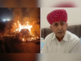 राजस्थान के BJP सांसद की कार जलकर राख, त्र्यंबकेश्वर के दर्शन को जा रहे थे लुंबाराम चौधरी