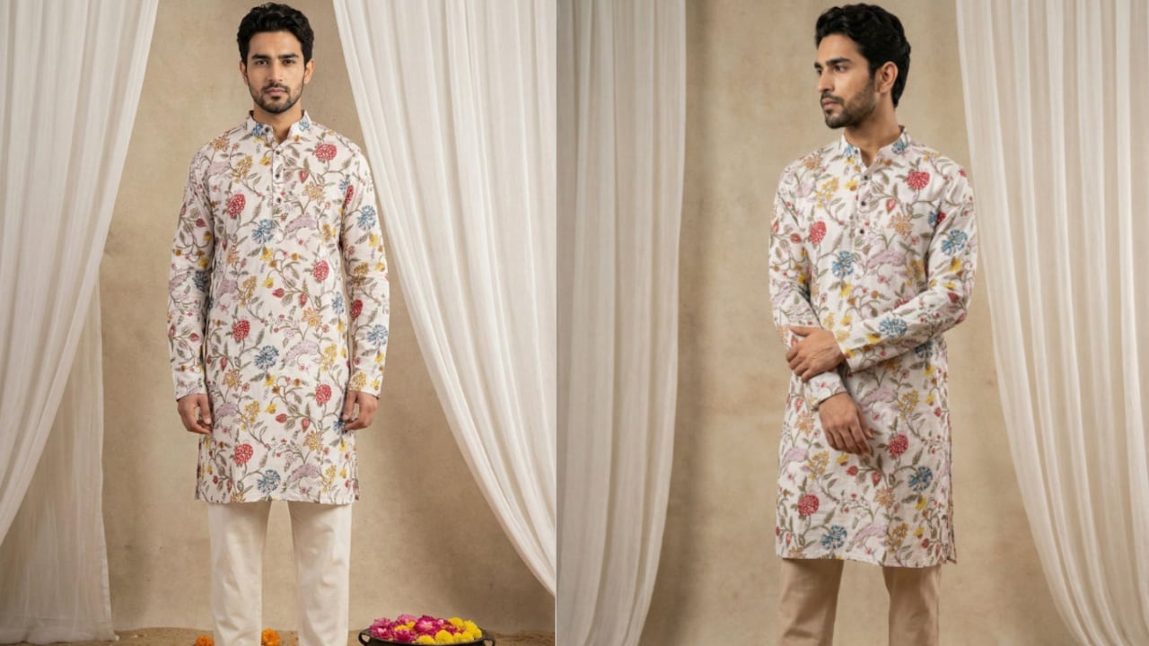 Elevate your festive dressing game with these White Kurta Sets