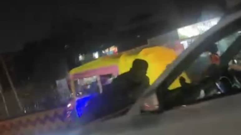 Video: Retired Army Officer On Bonnet, Man Drives For A Km After Road Rage