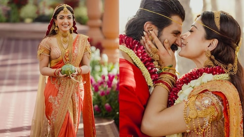 What Rashmika Mandanna Got Embroidered On Her Veil For Her Udaipur Wedding With Vijay Deverakonda